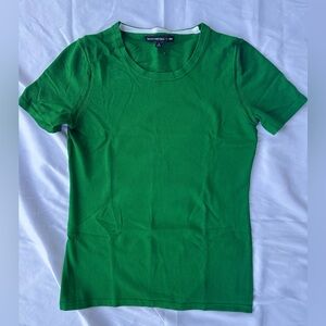 Banana Republic Vibrant Green Short Sleeve Tee